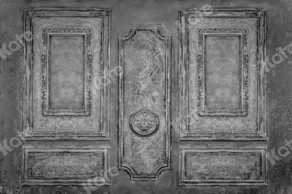 Kateヴィンテージテクスチャ背景灰色の壁Chain設計