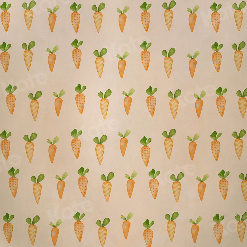 Kate写真撮影のためのニンジンの背景の子