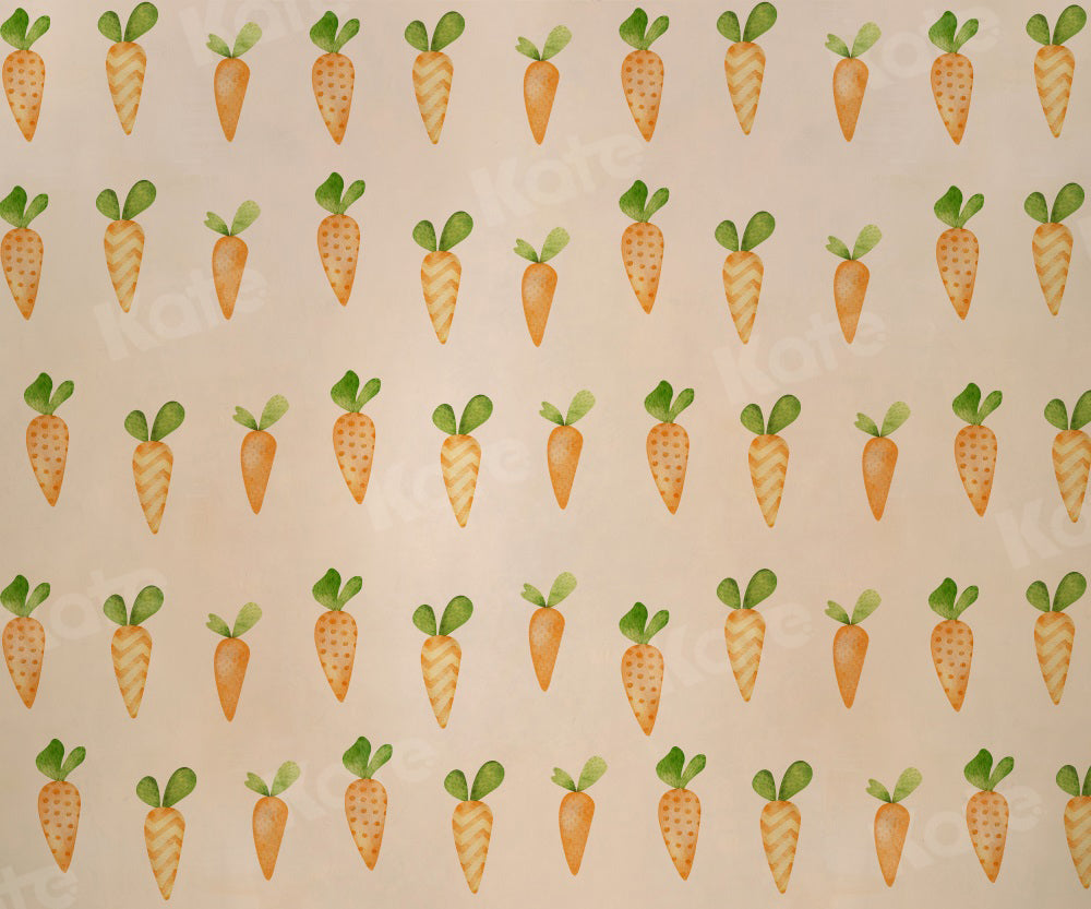 Kate写真撮影のためのニンジンの背景の子