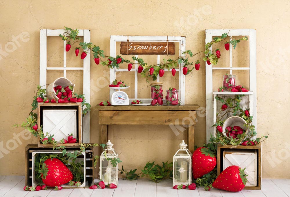 Kate バラバレンタインデーの背景白い木製のドア背景Emetselch設計