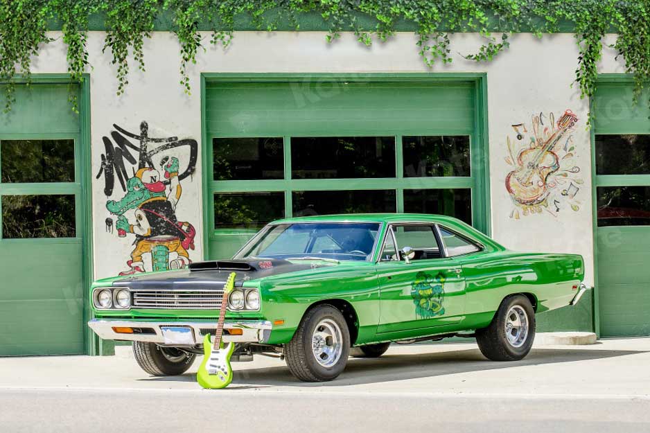 kate写真撮影のための春の落書き車の背景