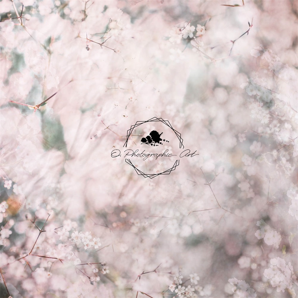 Kate 写真撮影のための赤ちゃんの息の背景 Jenna Onyia 設計