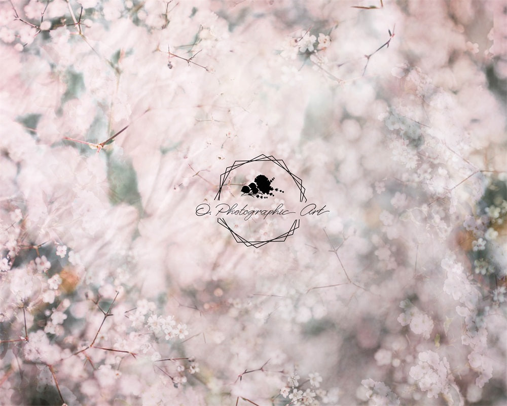 Kate 写真撮影のための赤ちゃんの息の背景 Jenna Onyia 設計