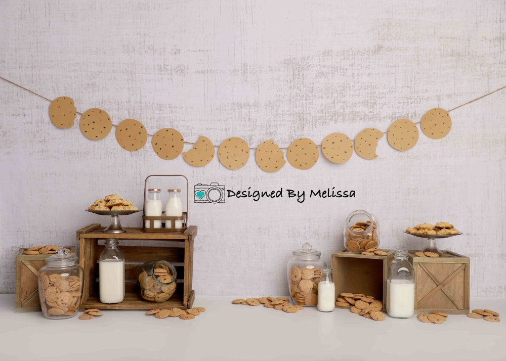 Kate素朴なミルククッキーの背景Melissa King設計