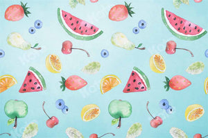 Kate夏のフルーツの誕生日パーティーの背景Chain Photography