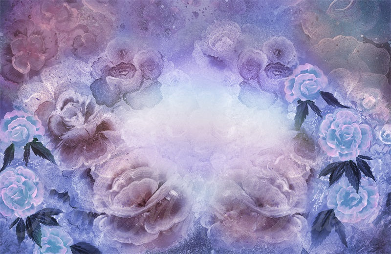 Kateファインアート花の背景マッシュアップマタニティMini MakeBelieve設計