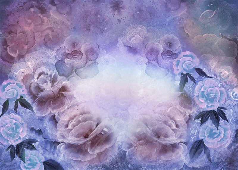 Kateファインアート花の背景マッシュアップマタニティMini MakeBelieve設計