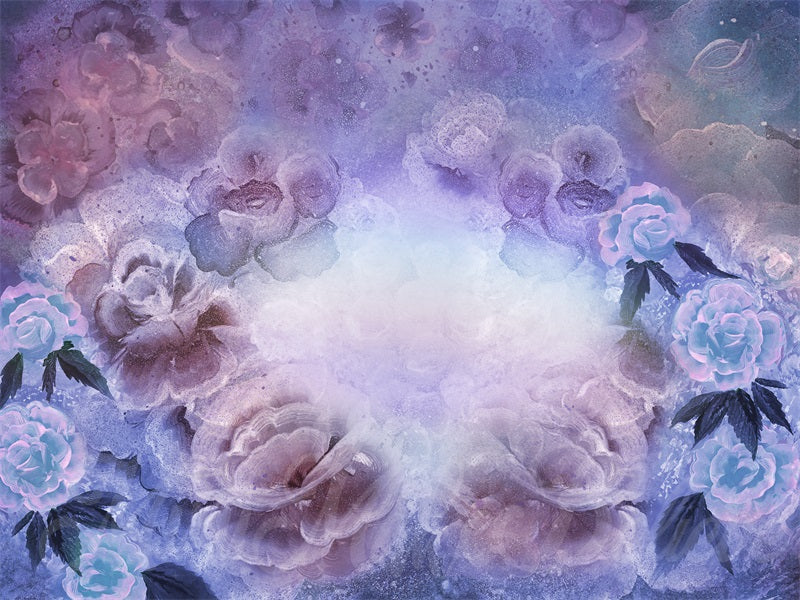 Kateファインアート花の背景マッシュアップマタニティMini MakeBelieve設計