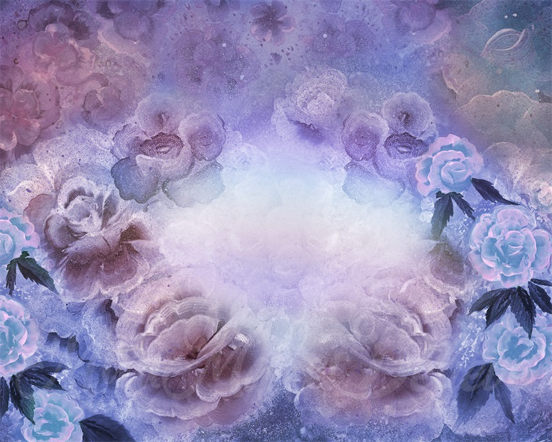 Kateファインアート花の背景マッシュアップマタニティMini MakeBelieve設計