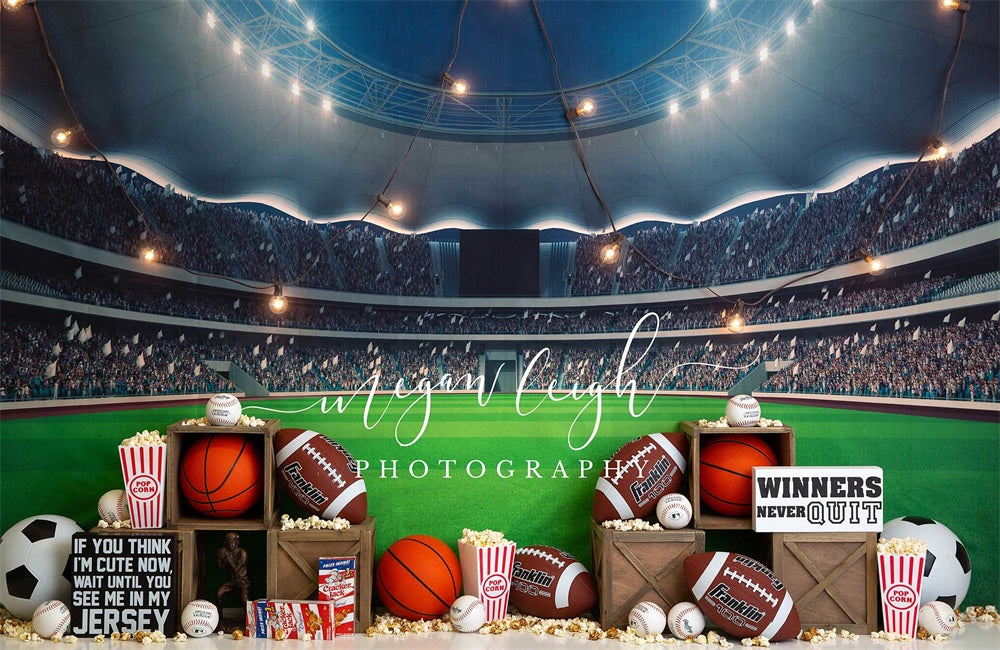 Kateルーキーイヤー背景スタジアムポップコーンMegan Leigh設計