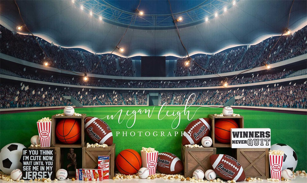 Kateルーキーイヤー背景スタジアムポップコーンMegan Leigh設計