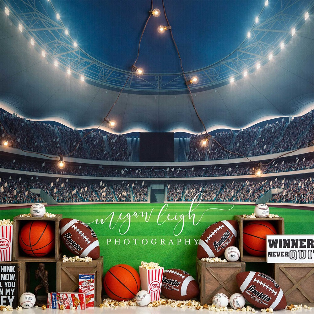 Kateルーキーイヤー背景スタジアムポップコーンMegan Leigh設計