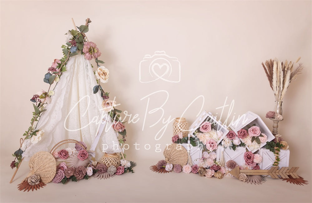 Kat花の自由奔放に生きる背景Caitlin Lynchデザイン