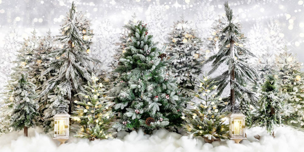 Kateクリスマスの背景ツリーパーク雪Emetselchデザイン