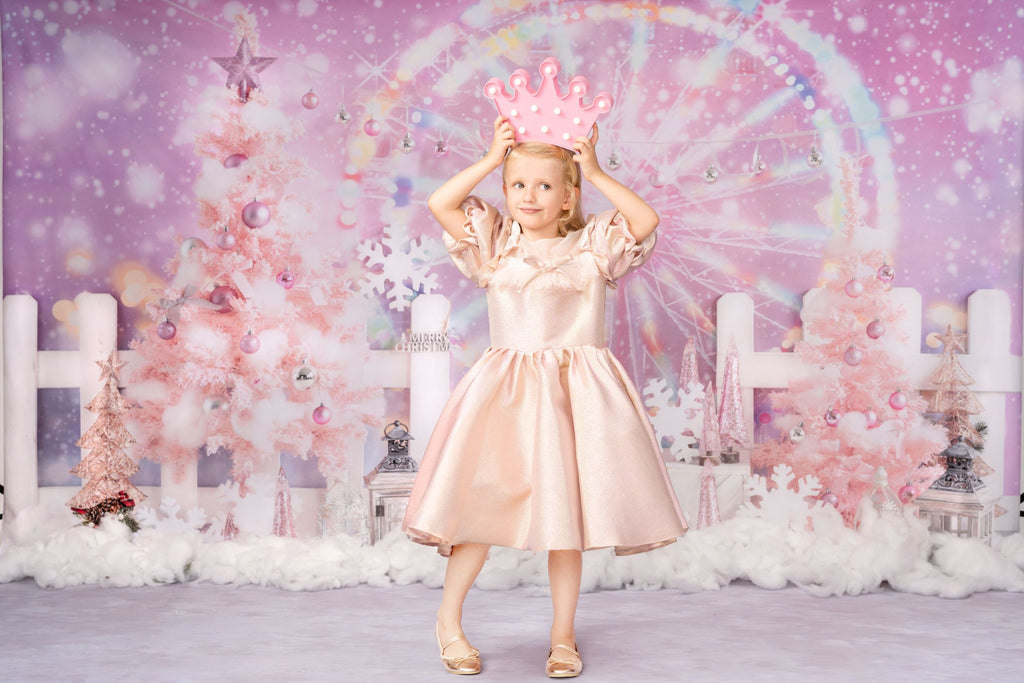Kateクリスマスの背景ファンタジーフェリスホイールGQデザイン