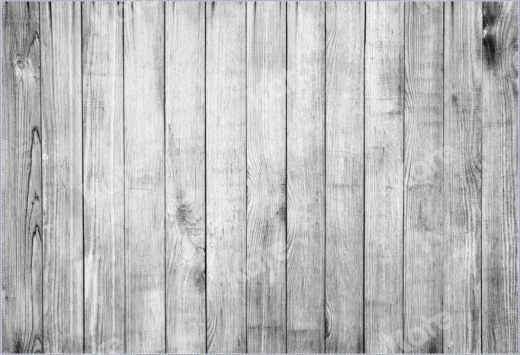 Kate グレー素朴な木製コンピュータープリントゴム床マット