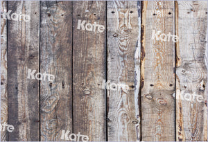 Kate ヴィンテージダークウッドラバーフローリングマット