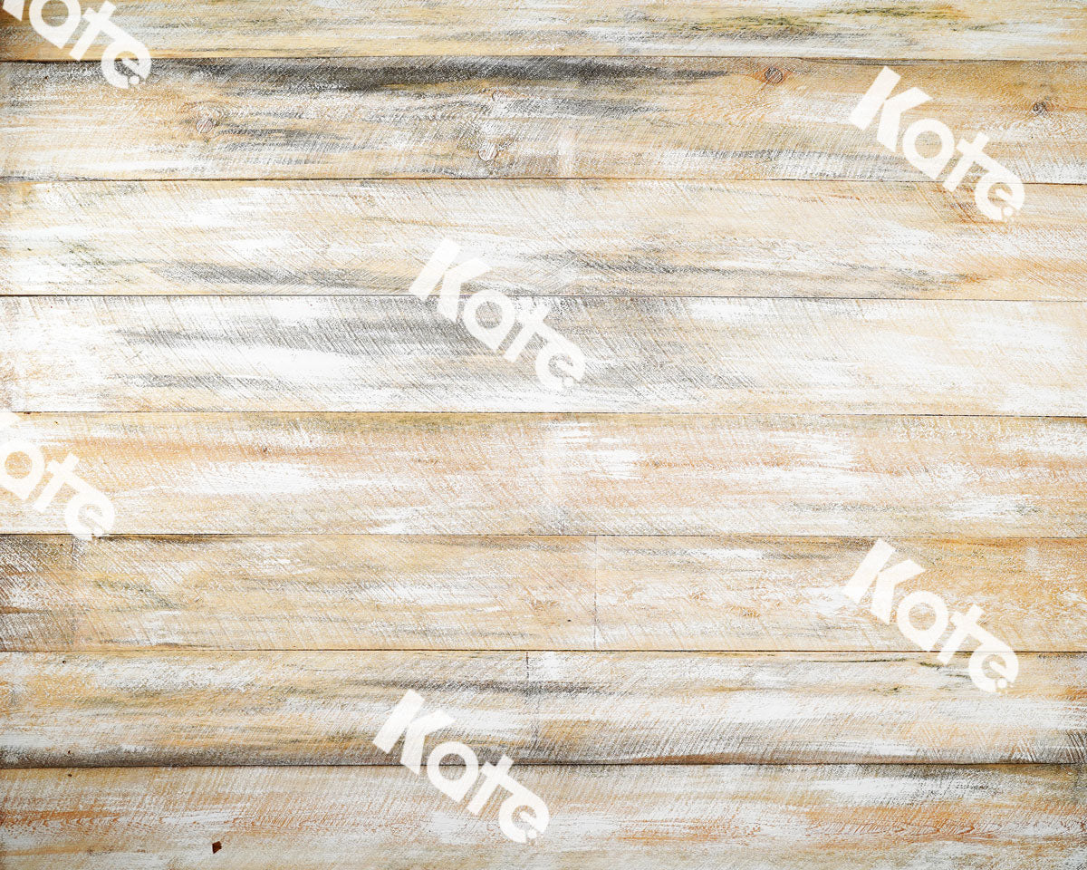 Kate 写真撮影用のライトブラウンウッドラバーマット