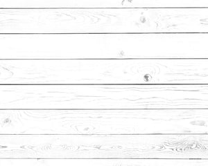 Kate ホワイトウッドラバーフローリングマット