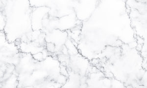 Kate 白い大理石のゴム製フローリングマット