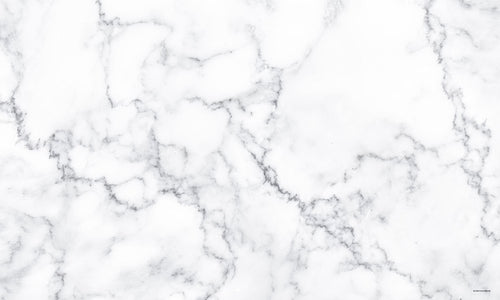 Kate 白い大理石のゴム製フローリングマット