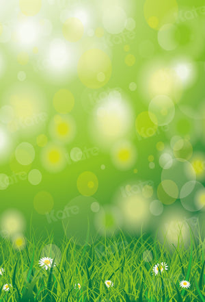 Kate 緑の春の聖パトリックの日ボケ味の背景