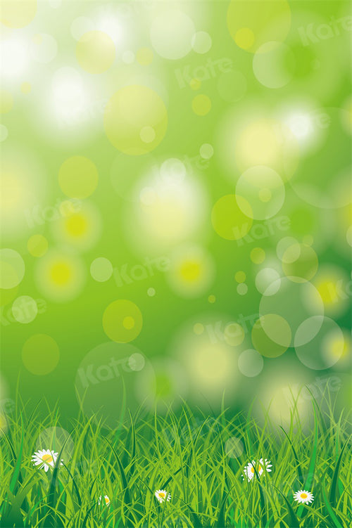 Kate 緑の春の聖パトリックの日ボケ味の背景