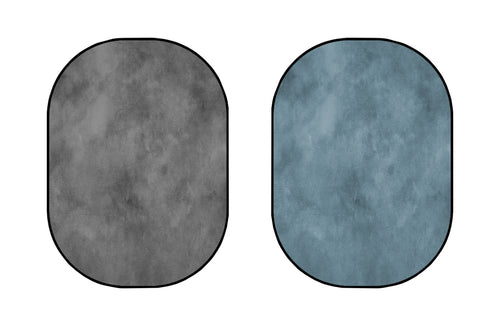 Kate 青灰色の抽象的なテクスチャ/灰色の抽象的なテクスチャ折りたたみ式背景写真5X6.5ft（1.5x2m）