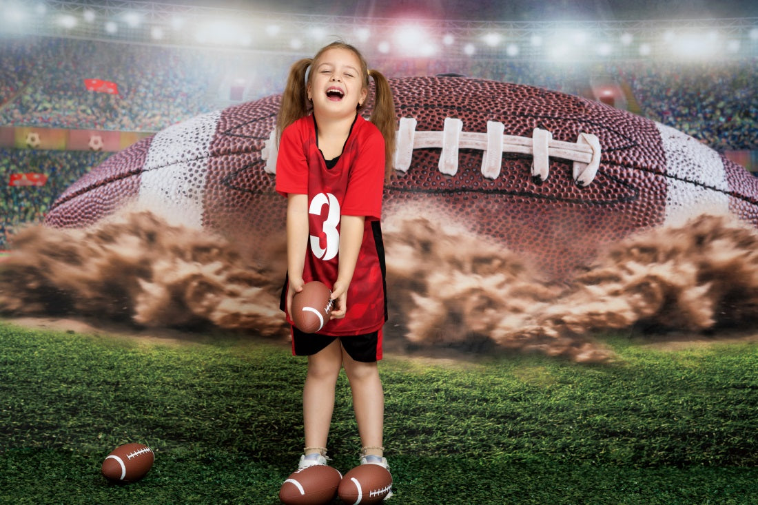 Kate スポーツの背景アメリカンフットボールの試合