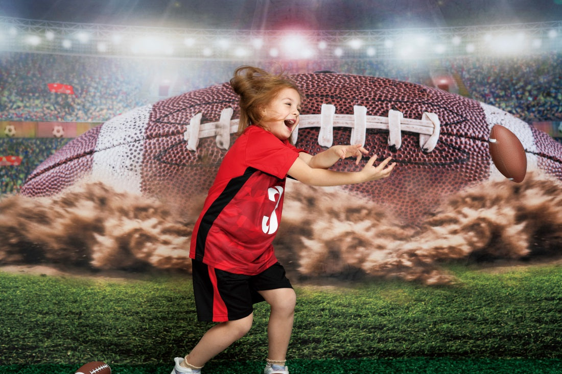 Kate スポーツの背景アメリカンフットボールの試合