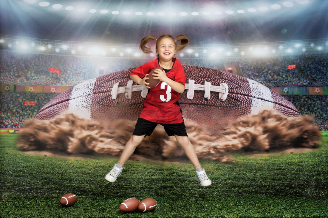 Kate スポーツの背景アメリカンフットボールの試合