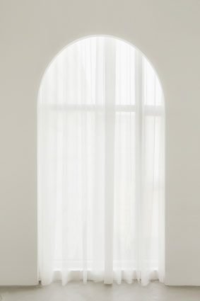 Kate 白いカーテンの窓の布の写真撮影の背景