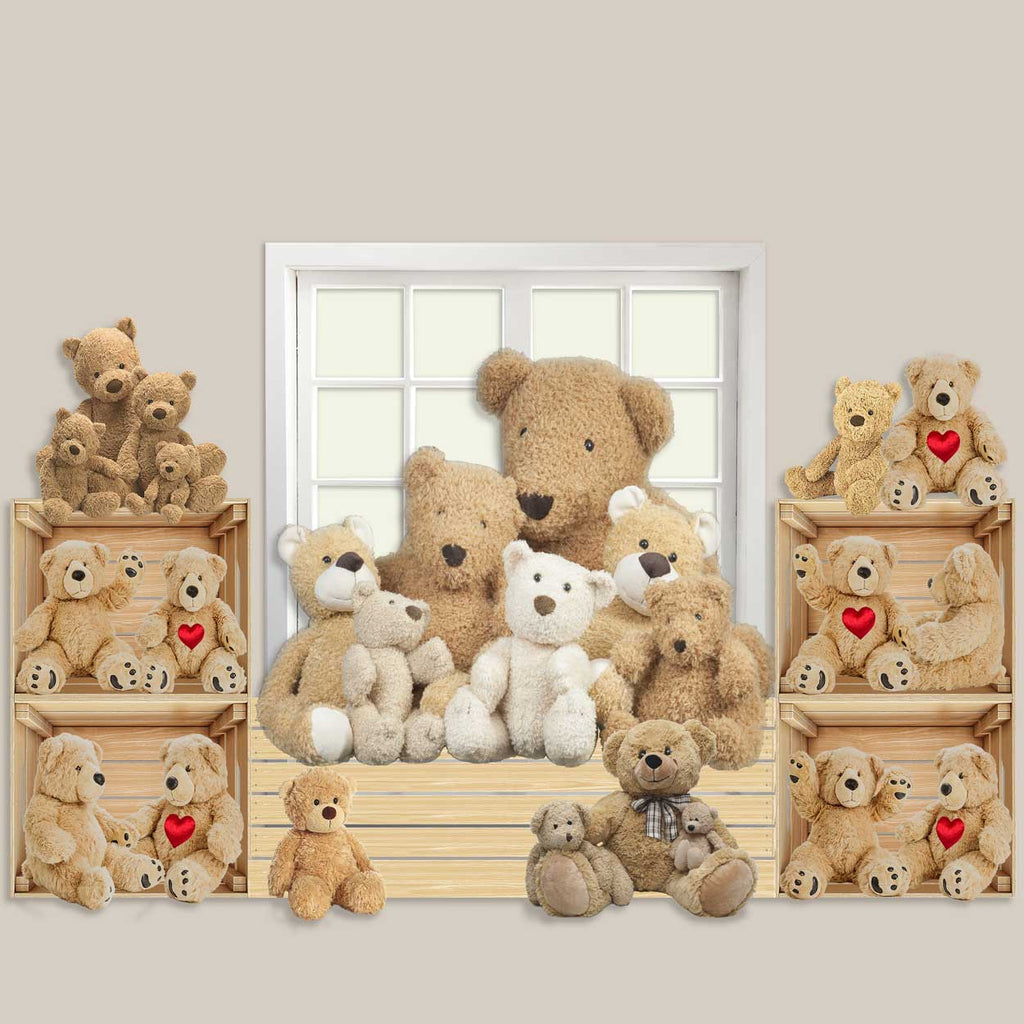 Kate 写真撮影のためのバレンタインデーのテディベアの背景