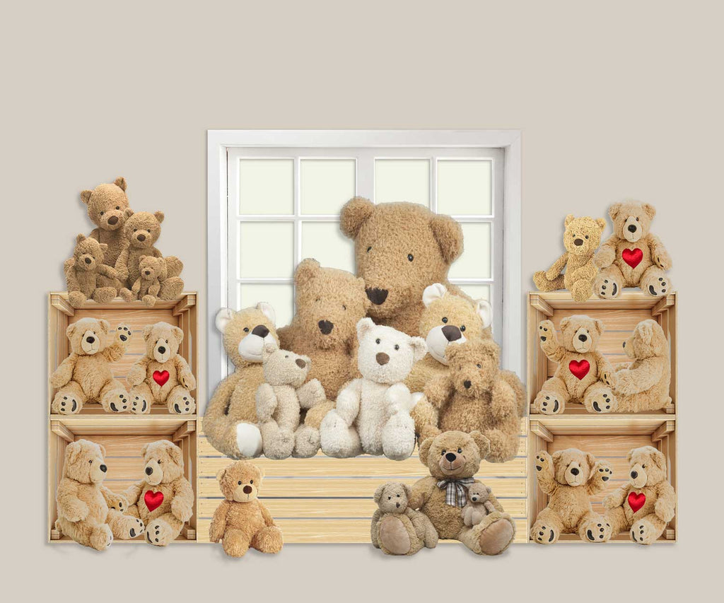 Kate 写真撮影のためのバレンタインデーのテディベアの背景