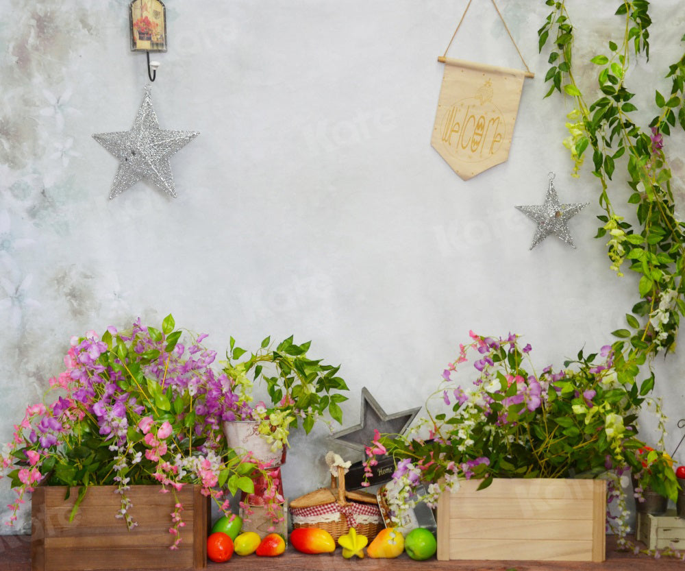 Kateようこそ春の花の背景JS Photography