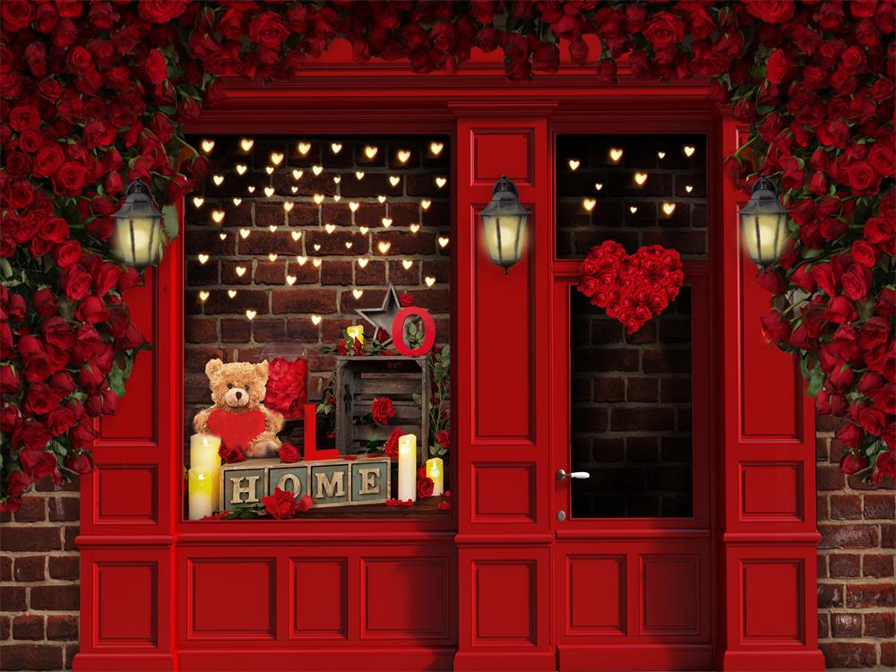 Kate バレンタインデーのバラショップの背景