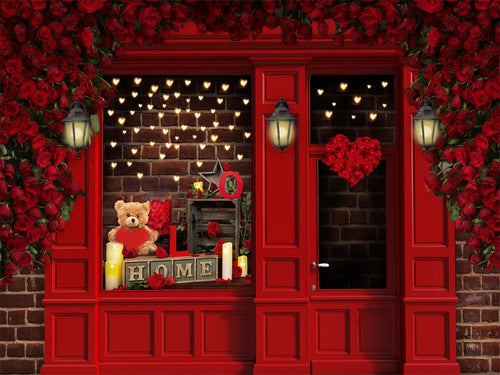 Kate バレンタインデーのバラショップの背景