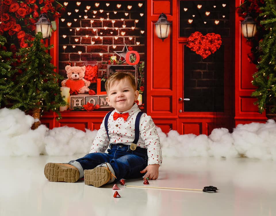 Kate バレンタインデーのバラショップの背景