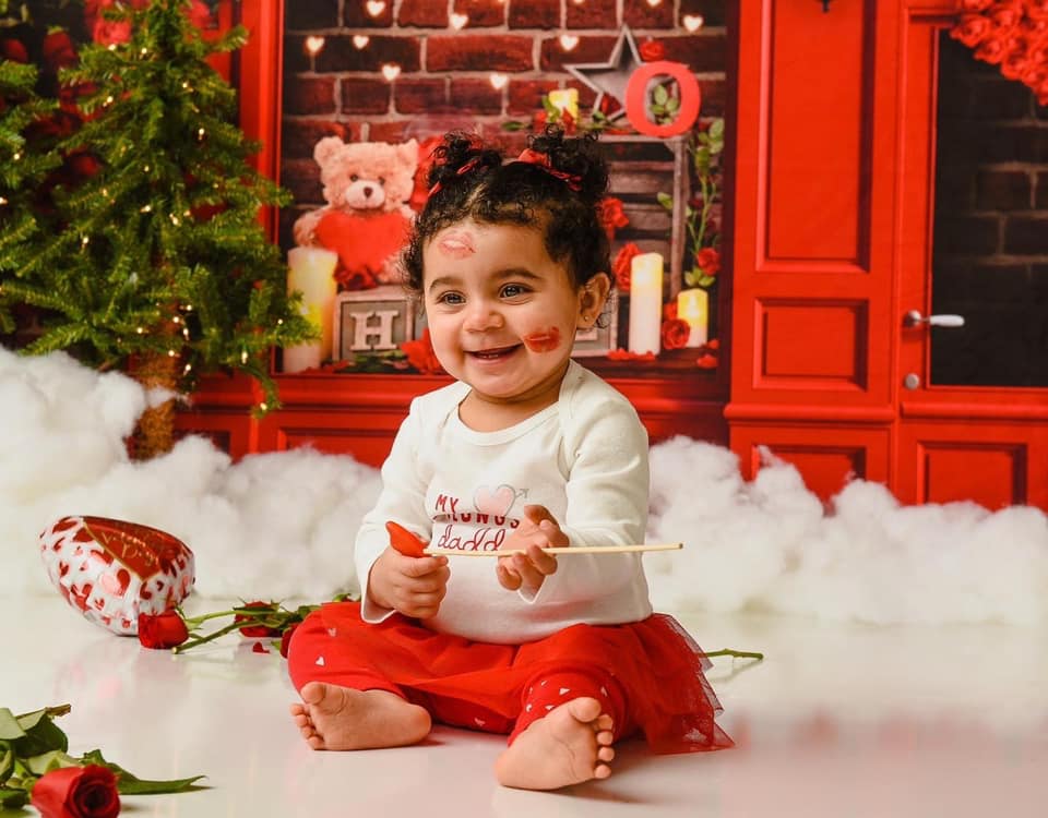 Kate バレンタインデーのバラショップの背景