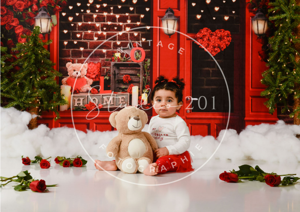 Kate バレンタインデーのバラショップの背景