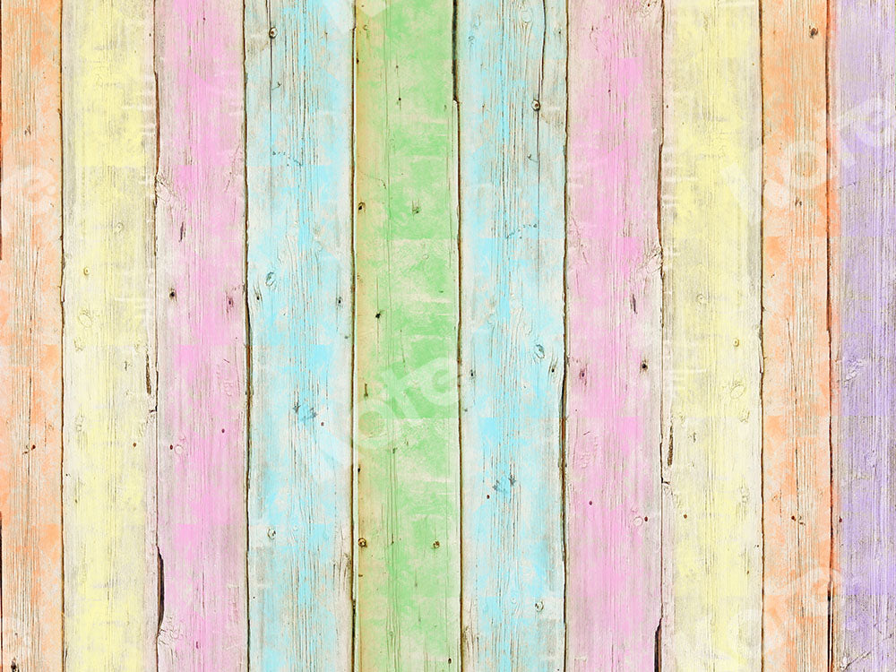 kate写真撮影のためのカラフルな木製の背景 によって設計された Kate Image