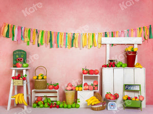 Kate フレッシュフルーツピンクのバースデー背景によって設計されたコレクション:Jia Chan