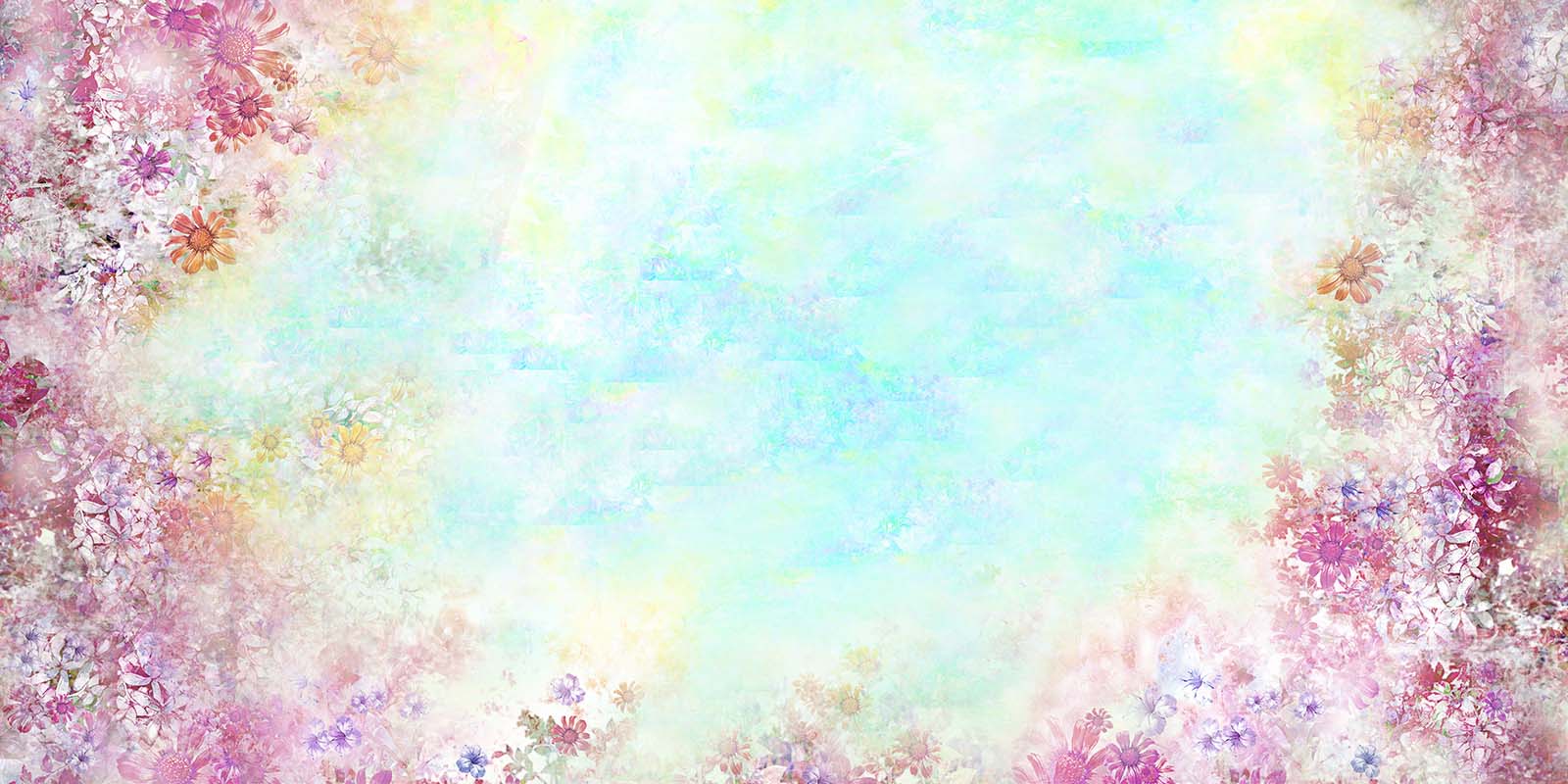 Kateファインアートフローラルパープルの背景GQデザイン