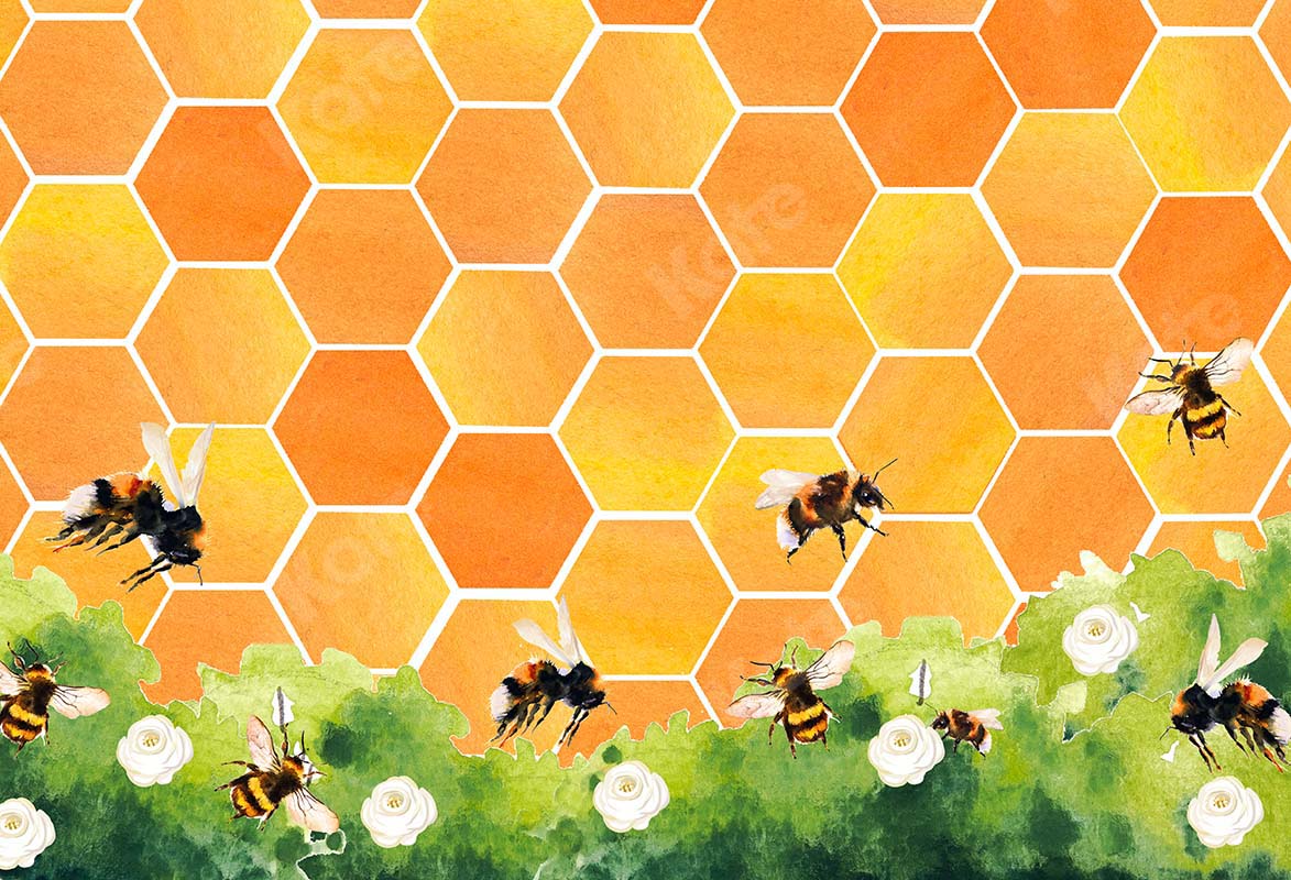 Kate ハニカム蜂の子供の背景