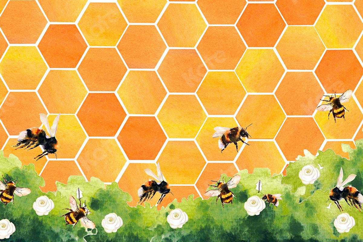 Kate ハニカム蜂の子供の背景