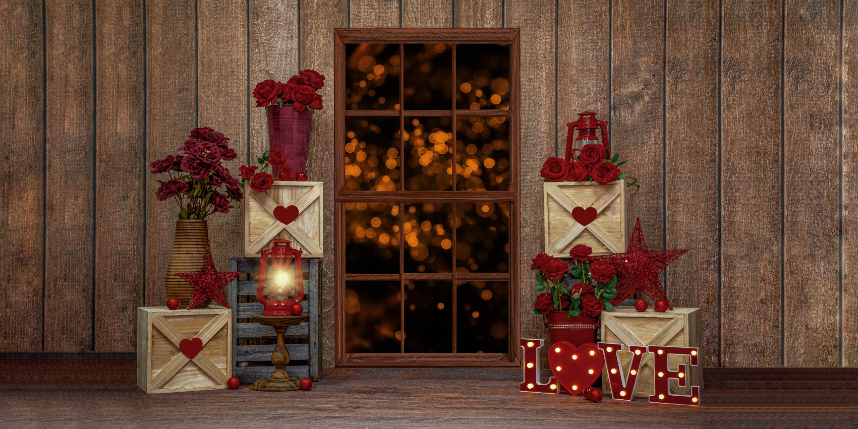 Kate ヴィンテージバレンタインデーの背景によって設計された  Emetselch