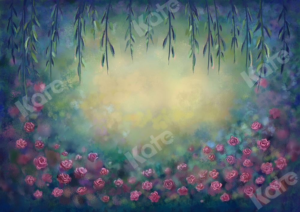 Kateファインアートのバラの花の背景GQデザイン