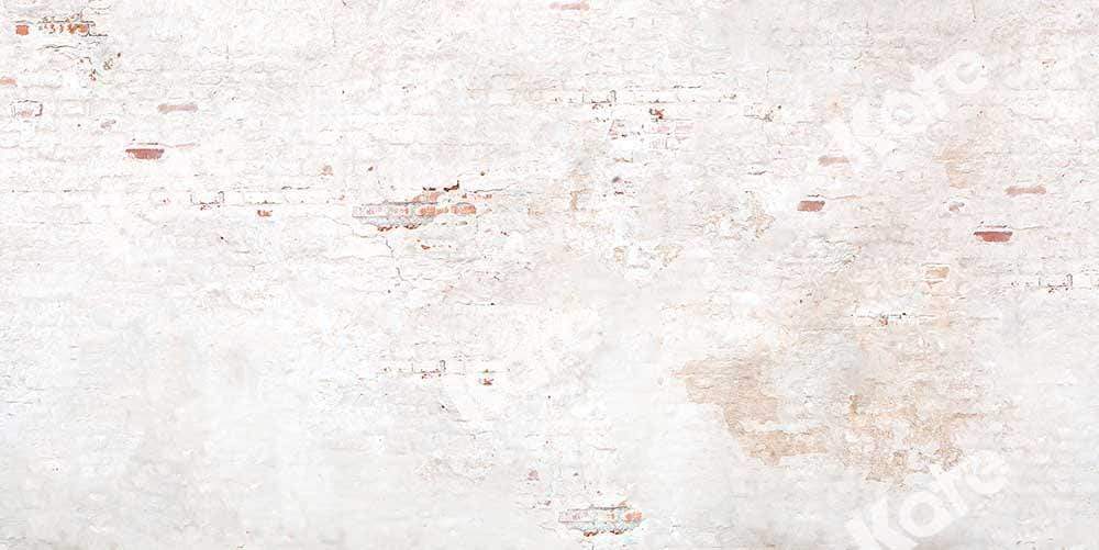 kate古い白いレンガの壁の背景