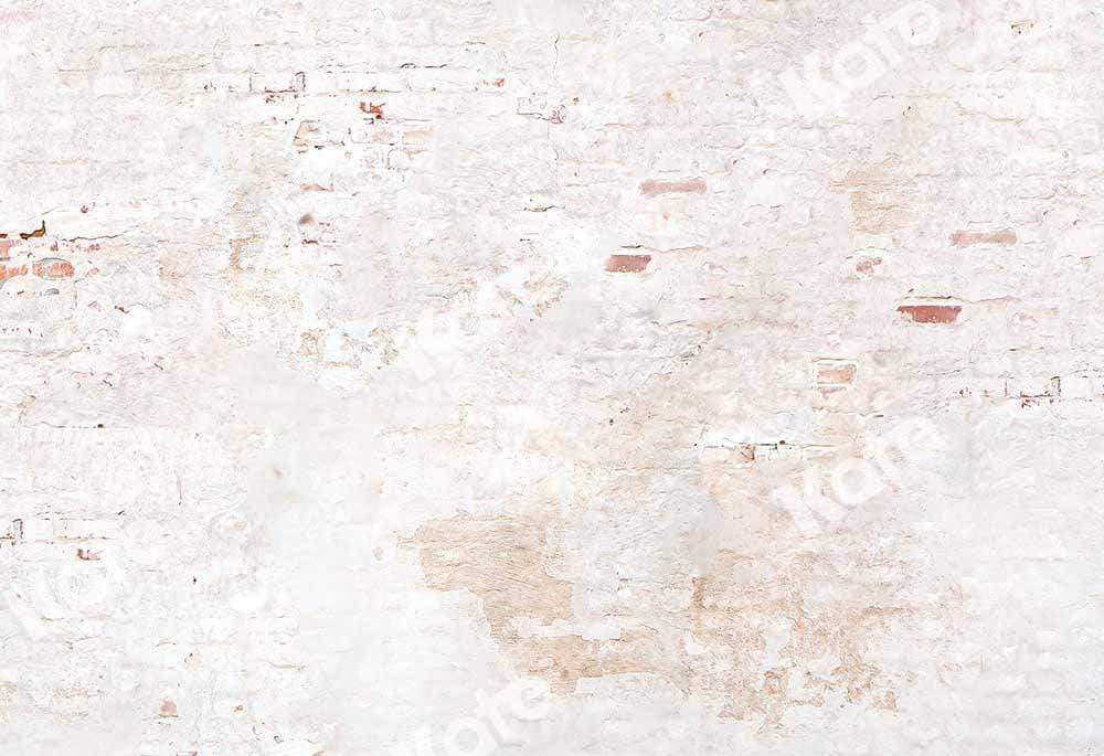 kate古い白いレンガの壁の背景