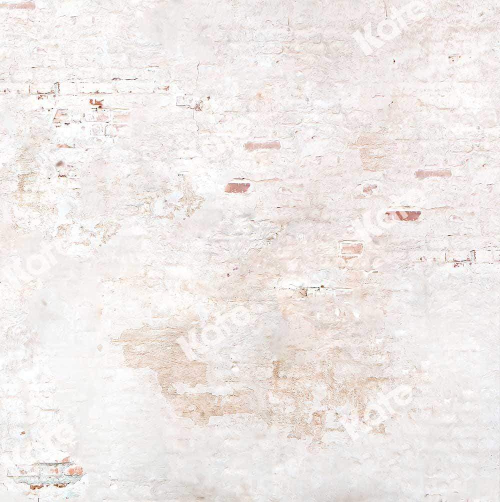 kate古い白いレンガの壁の背景